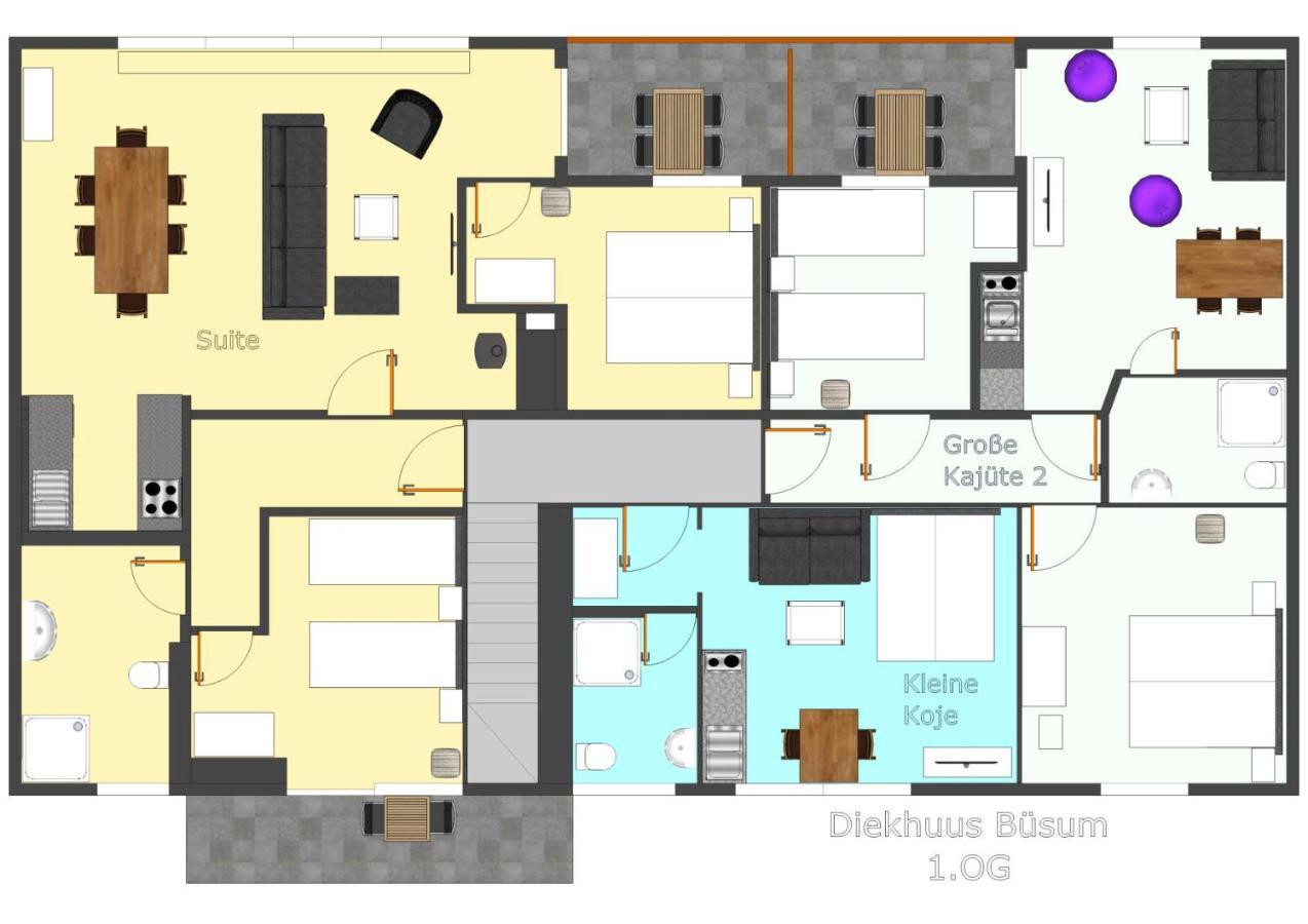 Diekhuus Buesum ภายนอก รูปภาพ